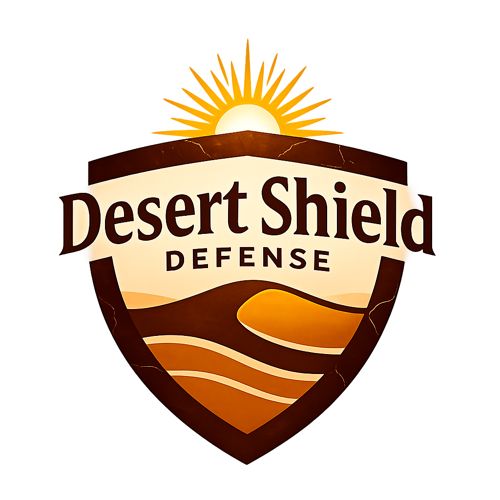 Desert Shield Defense Logo